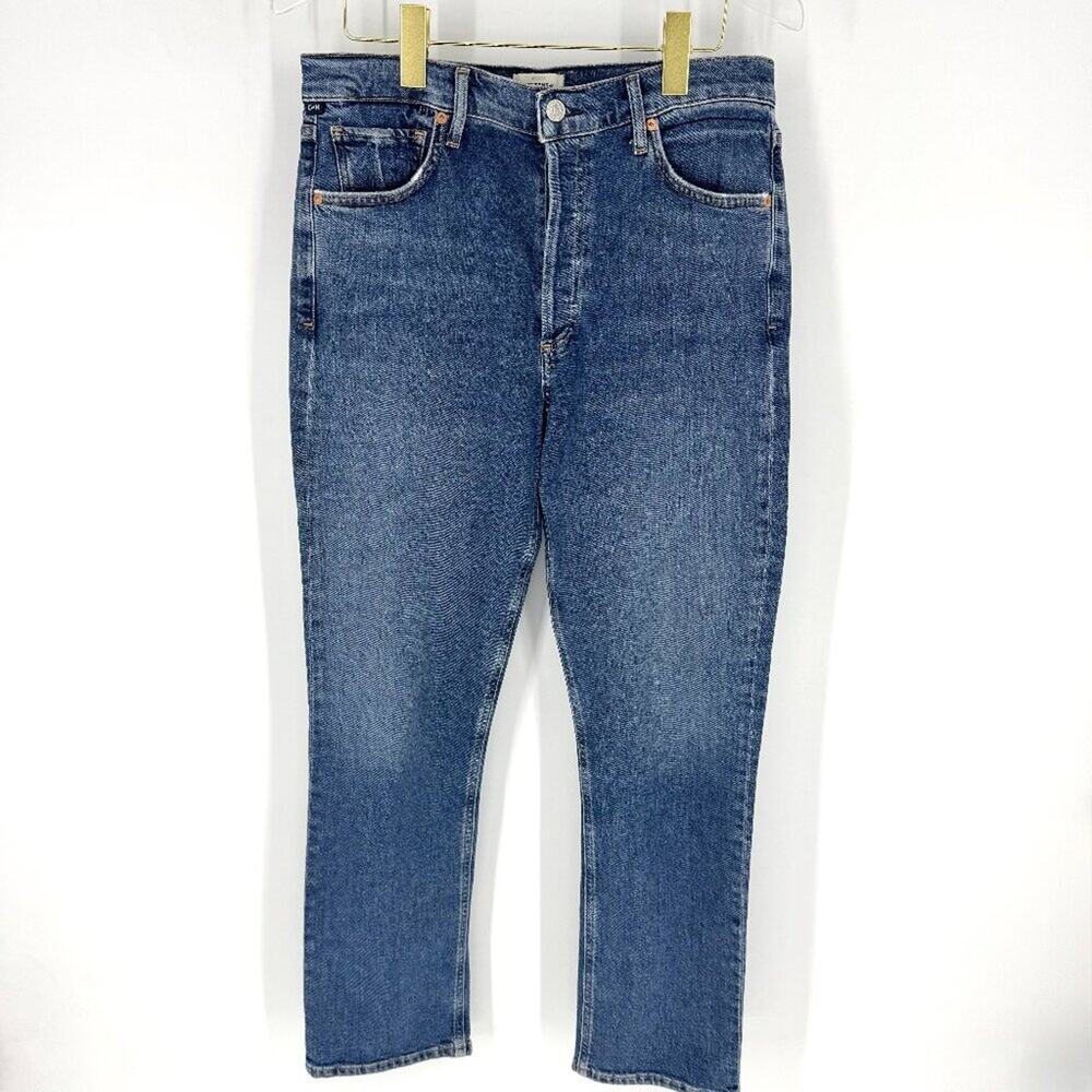 Citizens of Humanity Charlotte Button Fly‎ High Rise Straight Leg Size 28